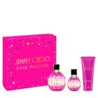 Perfume JIMMY CHOO ROSE PASSION Eau de Parfum, conjunto de 97 ml, 3 unidades