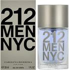 Perfume Masculino 212 Men NYC Carolina Herrera Eau de Toilette 30ml