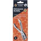 Perfurador de papel 1 furo jocar galvanizado p/6 fls. - GNA