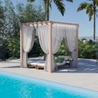 Pergolado de Madeira Maciça Eucalipto 2,50m x 2,50m x 2,50m