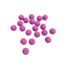 Pérola Bolinha Emborrachada 8mm Furo Passante 300 Unids Pink