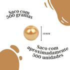 Pérola Dourada 10Mm Pacote Com 500 Gramas - Nybc