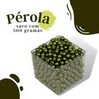 Pérola Verde Citrico 10Mm Pacote Com 500 Gramas - Nybc