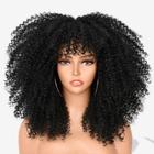 Peruca Cacheada Black Power 50cm preta
