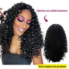 Peruca Cacheada Premium Hair 60cm Preta