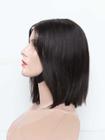 Peruca curta alopecia Front Lace Wig Cabelo Humano