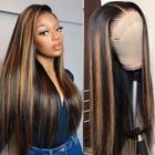Peruca Frontal de Renda IFTIME Ombre - Cabelo Humano 20 Polegadas com 180% de Densidade
