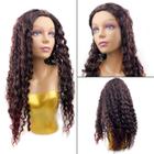 Peruca Lace Wig Longa Cabelo Cacheado Fibra Organica Premium