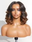 Peruca LUVME HAIR Mix Brown Highlight Loose Body Wave 25 cm Bob