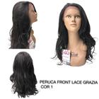 Peruca orgânica front lace sleek true me grazia cor 1 - preto