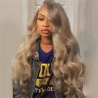 Peruca Rina Milk Tea Ash Blonde 100% cabelo humano 70 cm 200% densidade