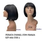 Peruca wig curta com franja xjf-005 cor 1