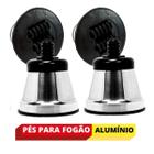 Pés Para Fogões E Geladeiras Pratic Aluminium