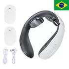 Pescoço recarregável massageador elétrico pescoço massagem ems vértebra cervical massagem remendo para alívio da dor mus - CERVICALPESCOCO