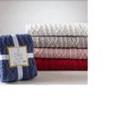 Peseira azul marinho chenille em tricot 60cm x 2,30m rozac