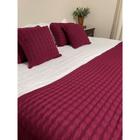 Peseira Manta Trança Tricot Cama Casal Sala Sofá 180x60cm