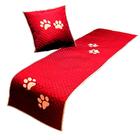 Peseira Pet Impermeável para cama Casal 03 pçs Vermelha - ComfortPet