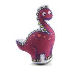 Peso de Porta Dino Roxo Decoração Criativa