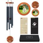 Pet Memorial Wind Chime WHOEDEC Loss of Dog com porta-retratos