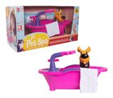 Pet spa cachorro com banheira - samba toys