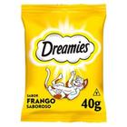 Petisco Dreamies Sabores CARNE - FRANGO - QUEIJO - PASTELZINHO Gatos Adultos 40 g - Mars