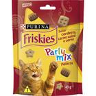 Petisco Friskies Nestlé Purina Party Mix para Gatos Adultos Sabor Cordeiro, Carne Suína e Carne Purina 40g