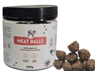 Petisco Meat Balls 100g Mix de Carne 100% Natural Desidratada Para Cães e Gatos - Luv Petiscos