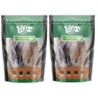 Petisco Natural Cães Orelha Coelho 50g Luv Petiscos 100 Naturais 2 Pacotes