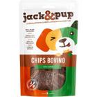 Petisco Pet Para Cães Snack Chips Bovino Natural Carne 5 Unidades Jack E Pup