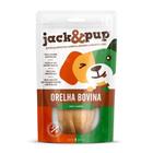 Petisco Snack Jack E Pup Orelha Bovina 100% Carne 1un