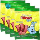 Petisco Turma da Mônica Pets Bifinho Para Cães Adultos Sabor Carne e Vegetais 50g Kit Com 4