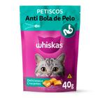 Petisco Whiskas Temptations Anti Bola De Pelo Gatos Adultos 40g