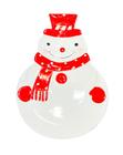Petisqueira boneco de neve snowman - candy cannes