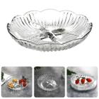 Petisqueira de Frios Redonda em Vidro 18,3 cm com 4 Divisórias Elegante e Prática para Servir