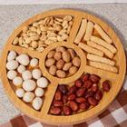 Petisqueira Gamela Redonda com 5 divisórias para Petiscos Clink