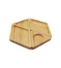 Petisqueira Hexagonal de Bambu - Desmontável - Oikos