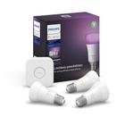 Philips Hue Kit Casa Inteligente 3 Lâmpadas E27+Bridge 220V