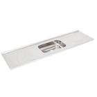 Pia de Cozinha Inox Cuba Central 200x52cm - FABPIA01120101 - FABRINOX