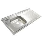 Pia de Cozinha Inox Cuba Deslocada 100x52cm - FABPIA01030101 - FABRINOX