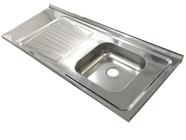 Pia Inox Fabrinox PSD1200D 120x52cm, cuba direita