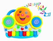 Pianinho Infantil Educativo com Músicas Sons de bichos e Jogo em Português  - DM Toys - Piano / Teclado de Brinquedo - Magazine Luiza