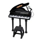 Piano Infantil Com Banquinho E Microfone Rosa BW151RS