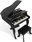 Piano de Cauda Turbinho Infantil 30 Teclas PRETO