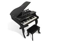 Piano Elétrico Turbo EPIANOWH Infantil 22 Teclas Branco - Casa da Música