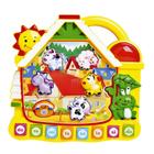 Piano Infantil Musical Educativo Bebe Criança Bichos - Dm Toys