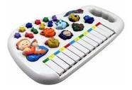 Brinquedo Piano Musical Animal Azul Sons Educativo - Braskit - Shop Macrozao