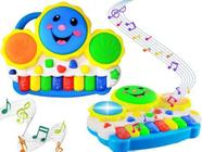 Piano Infantil Teclado Musical Bebê Ia Ia O Bichos - R$ 54,67