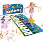 Piano Music Mat Tapete Musical 110x36cm Animais Crianças Infantil Bebês 10 Teclas Musicais Touch - Ozen Star