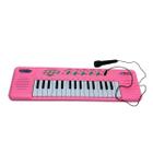 PIANO TECLADO INFANTIL MICROFONE BANQUINHO MC421P : :  Brinquedos e Jogos