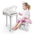 Piano Toy Keyboard Love&Mini 31 teclas com microfone e banquinho